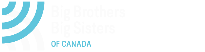 Big Brother, Big Sisters of Canada logo in teal and white