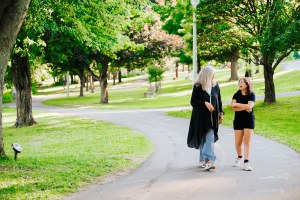 BBBSNS one-on-one match Emma and Lois, walking in the park